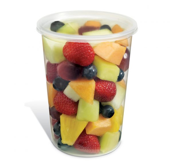 HomeFresh 32 oz Clear Deli Base