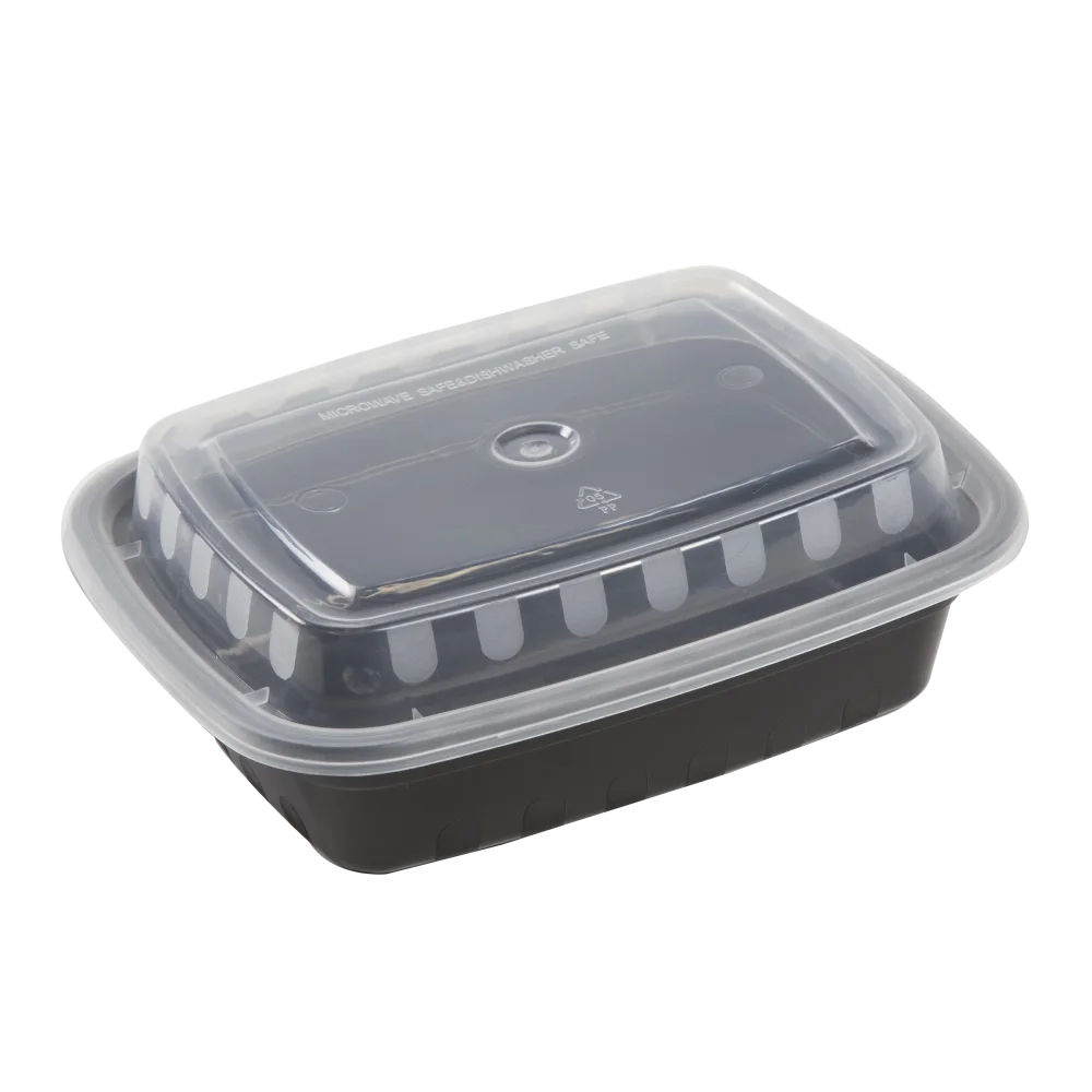 6" x 4 1/2" x 1 1/2" 12oz Rectangle Combo Container