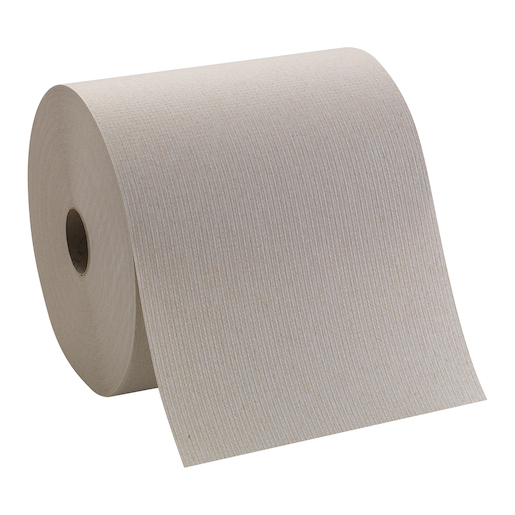 7.88" x 800' Pacific Blue Basic™ Roll Recycled Paper Towel - Brown