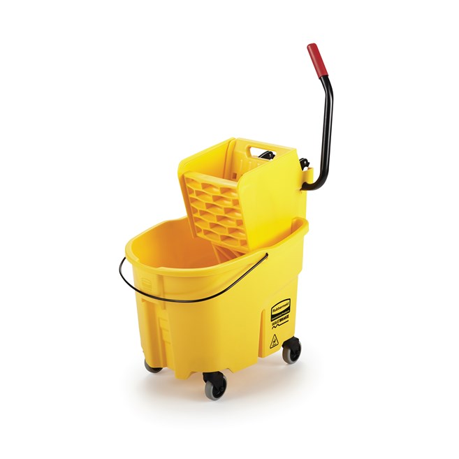 WaveBrake® Bucket + Side Press Wringer Combo - Yellow