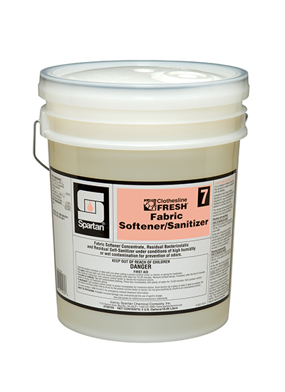 Clothesline Fresh #7 Laundry Fabric Softener/Sanitizer-5Gal