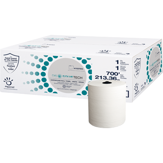 Dissolve Tech 700' Roll Towels-White