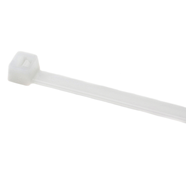12" Long 50lb Tensile Strength Natural Cable Tie