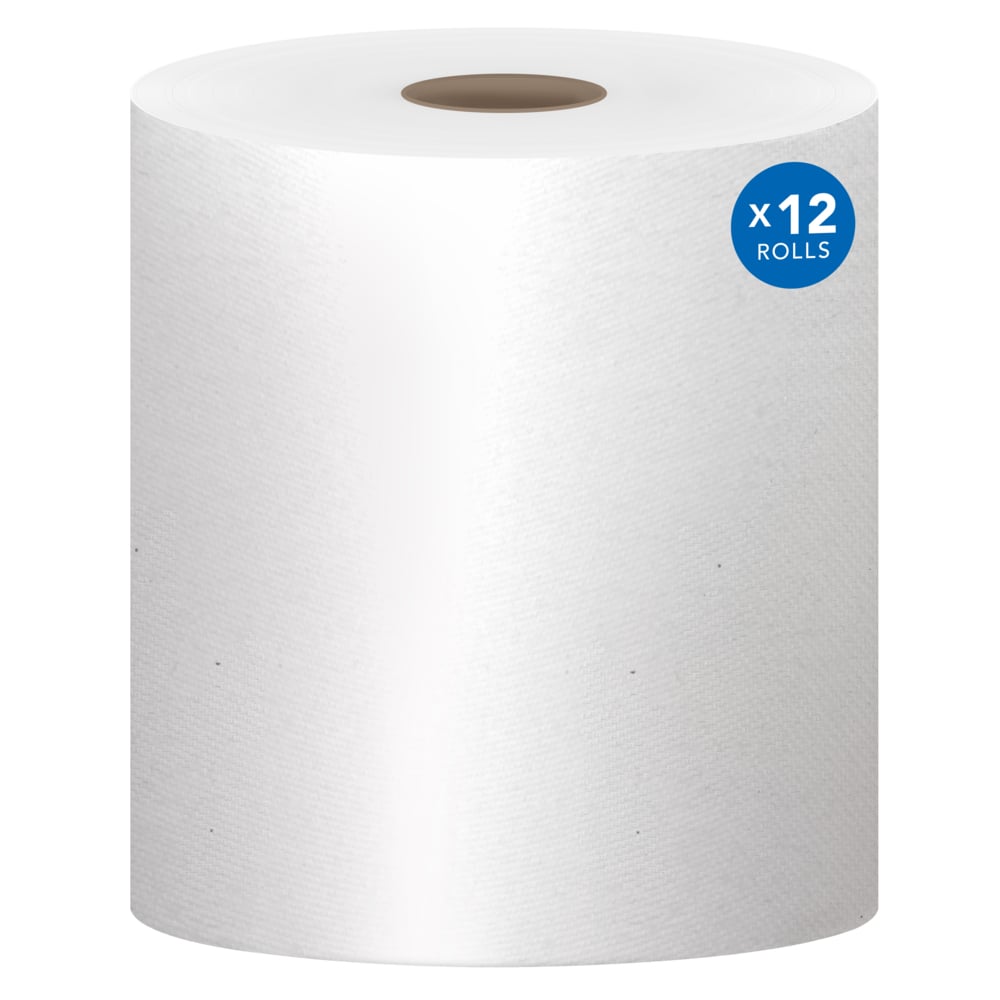 8" x 800' Scott® 1-Ply Hard Roll Towels