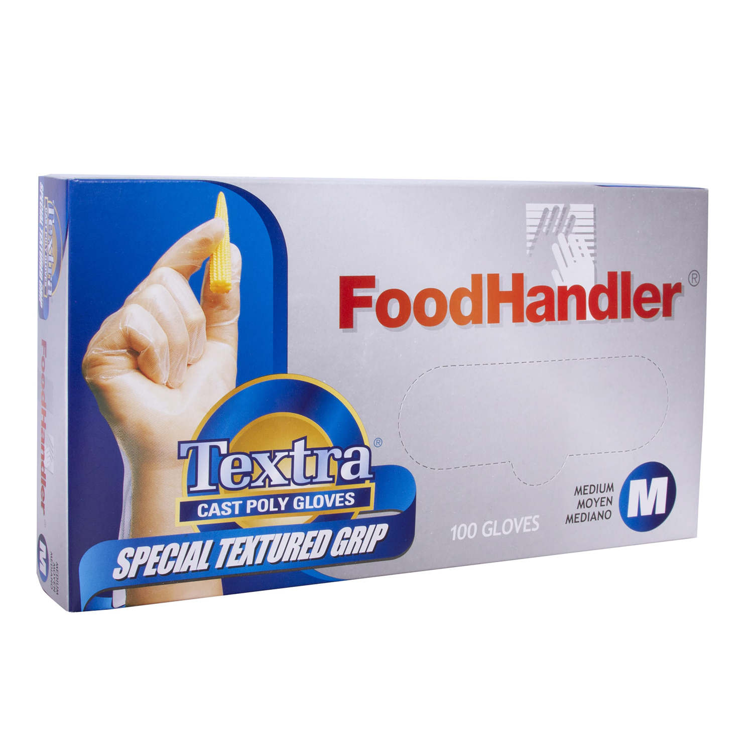 Medium Textra® Cast Poly Powder Free Gloves