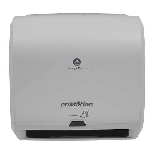 GP enMotion® Gray Impulse® 10” 1-Roll Automated Touchless Roll Paper Towel Dispenser