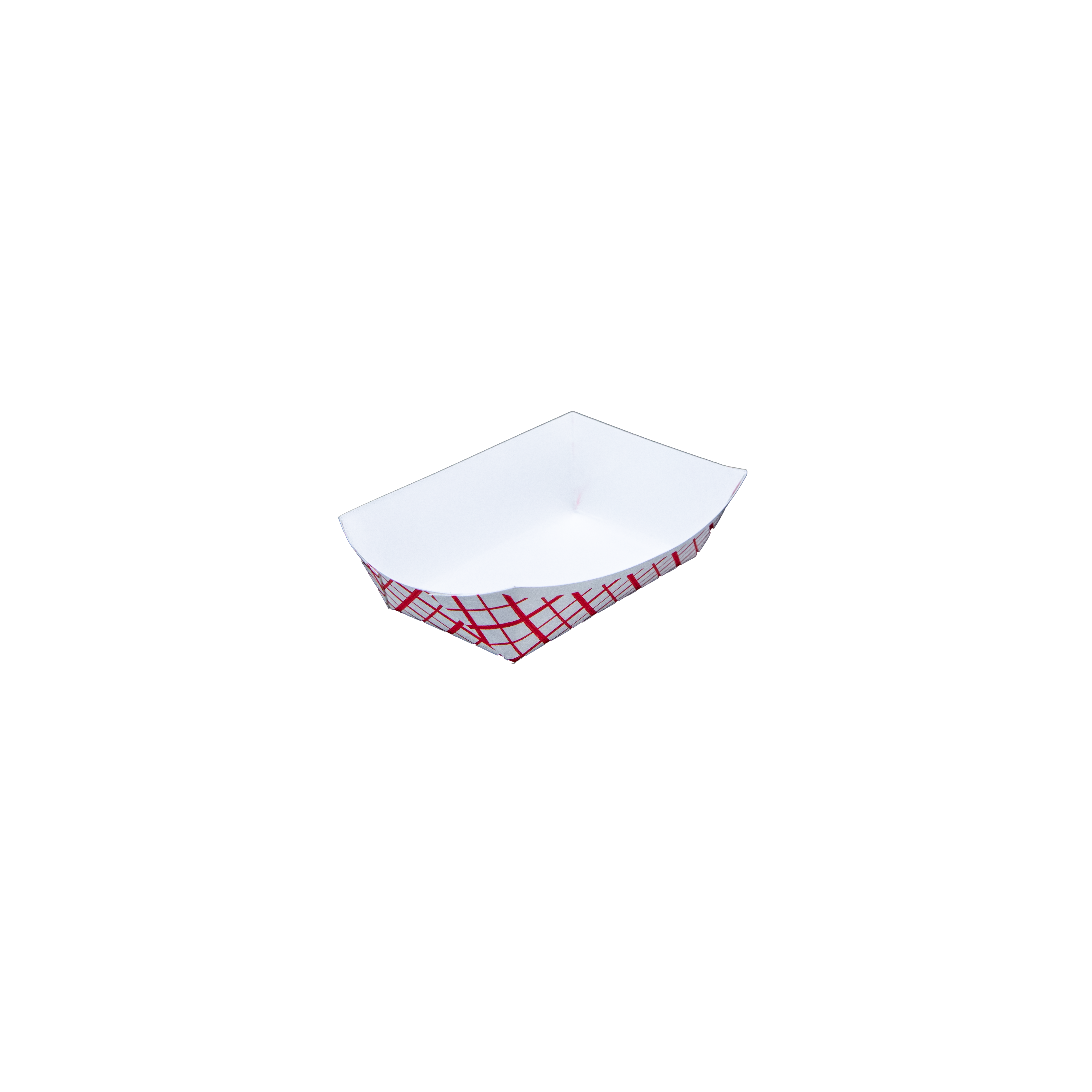 4oz Southland Red Check Food Trays