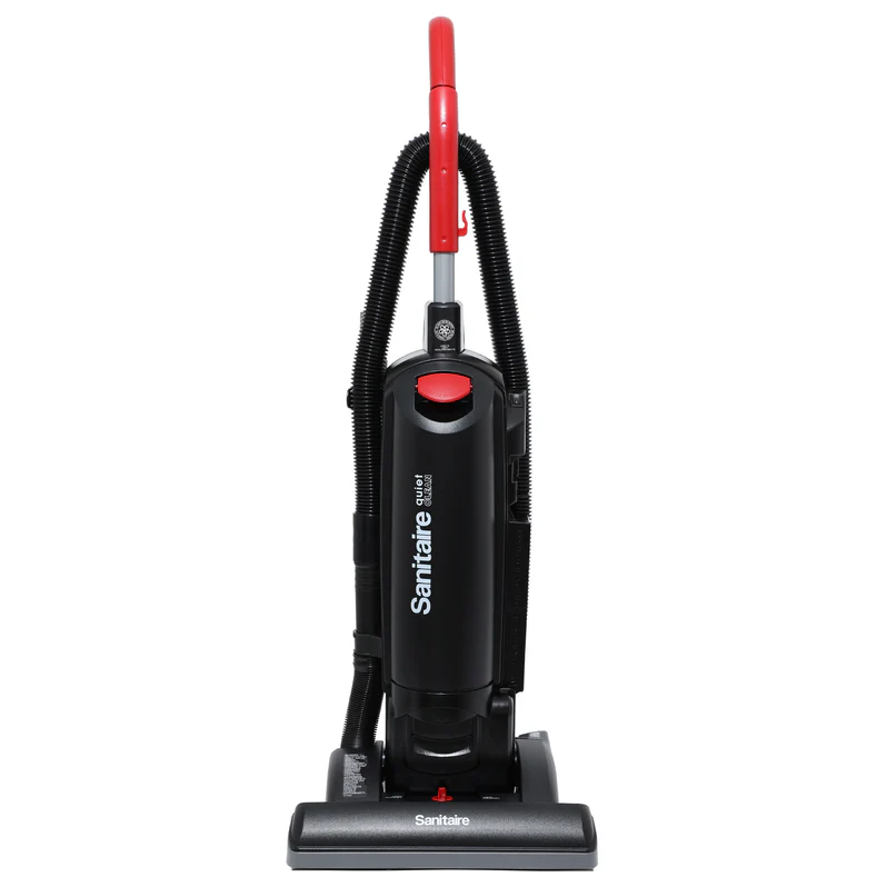 QuietClean 4.5 Quart HEPA Black Upright Vacuum with 15" Path