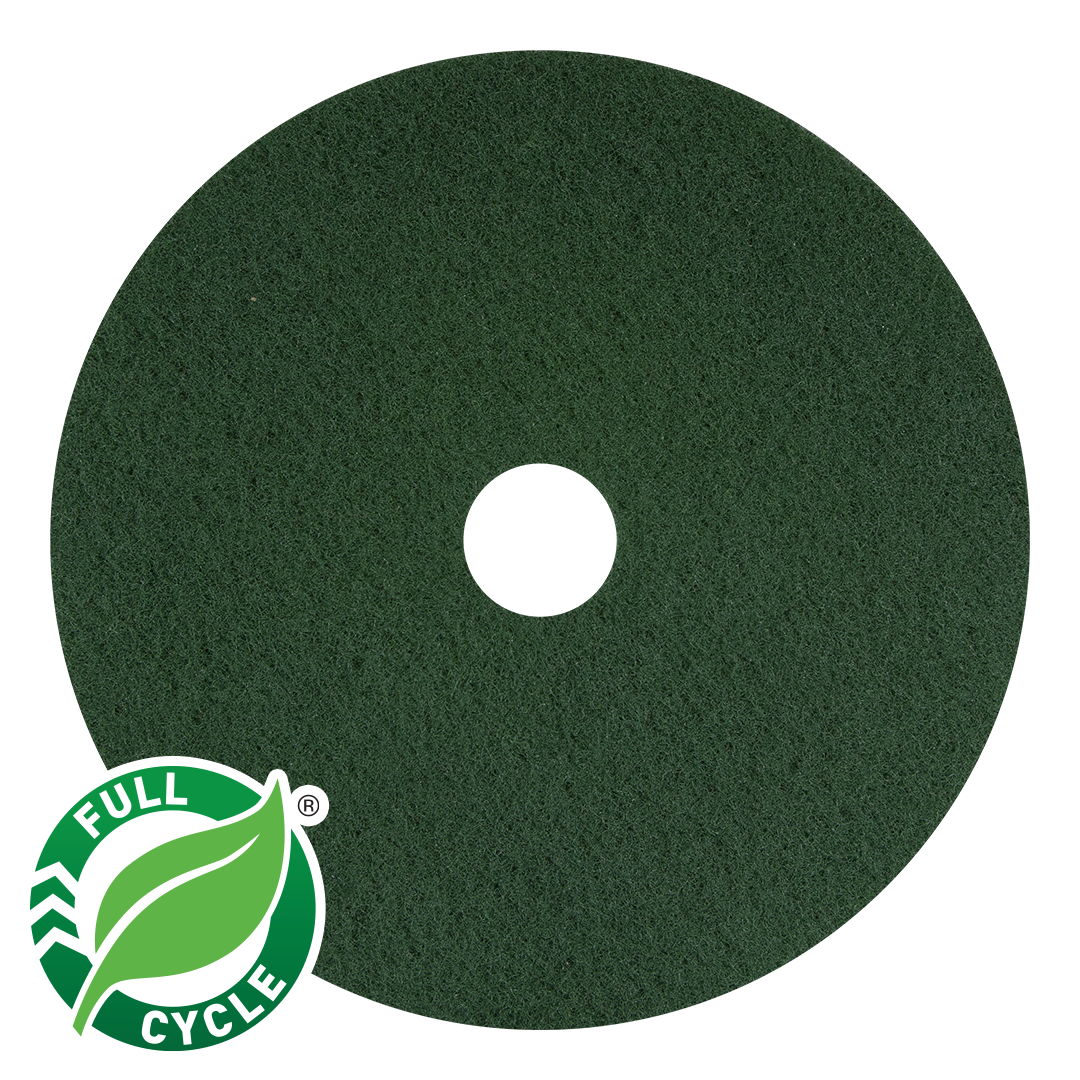 20" Green Scrubbing Pad - 5/CS