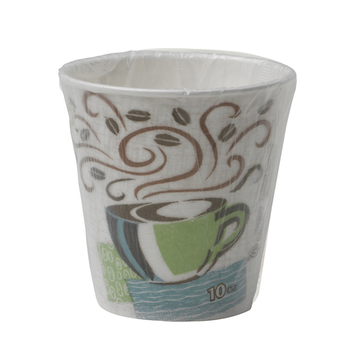 Dixie® Perfectouch® 10oz Insulated Wrapped Paper Hot Cup