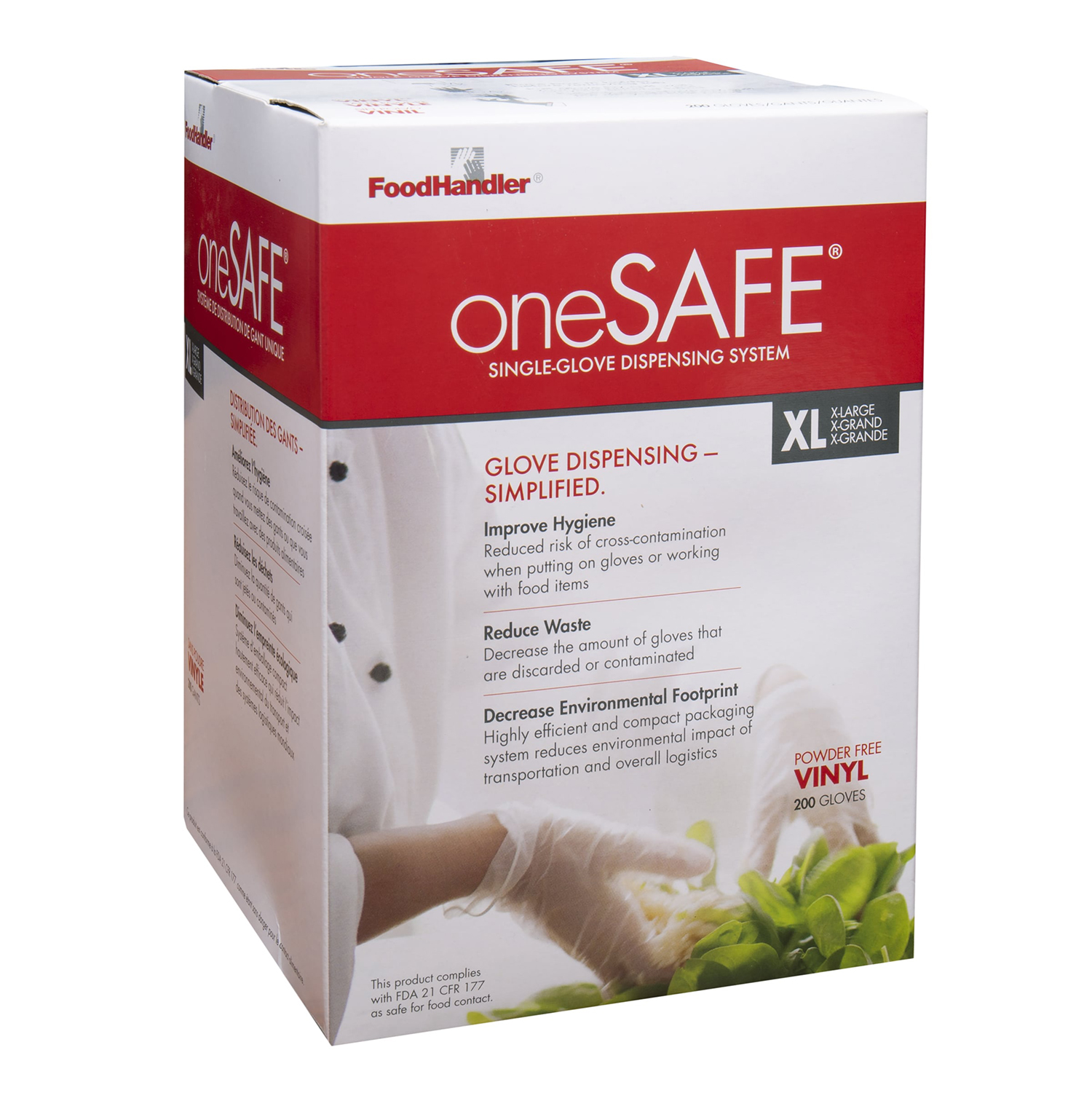 Extra Large oneSAFE™ Vinyl Gloves