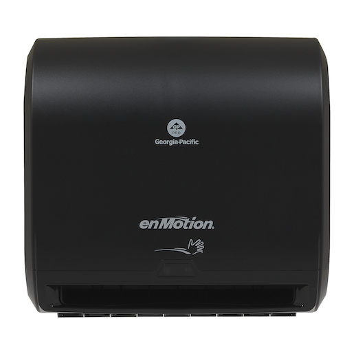 GP enMotion® Black Impulse® 10” 1-Roll Automated Touchless Roll Paper Towel Dispenser