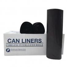 Lo-D 60 Gallon Can Liners - 38" x 58" - 1.4Mil - Black