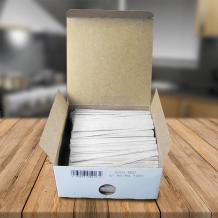 5/32" x 4" White Paper Twist Ties