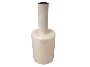 80 Gauge Handy Wrap Stretch Banding Film w/handle - 5" x 1000' - Clear