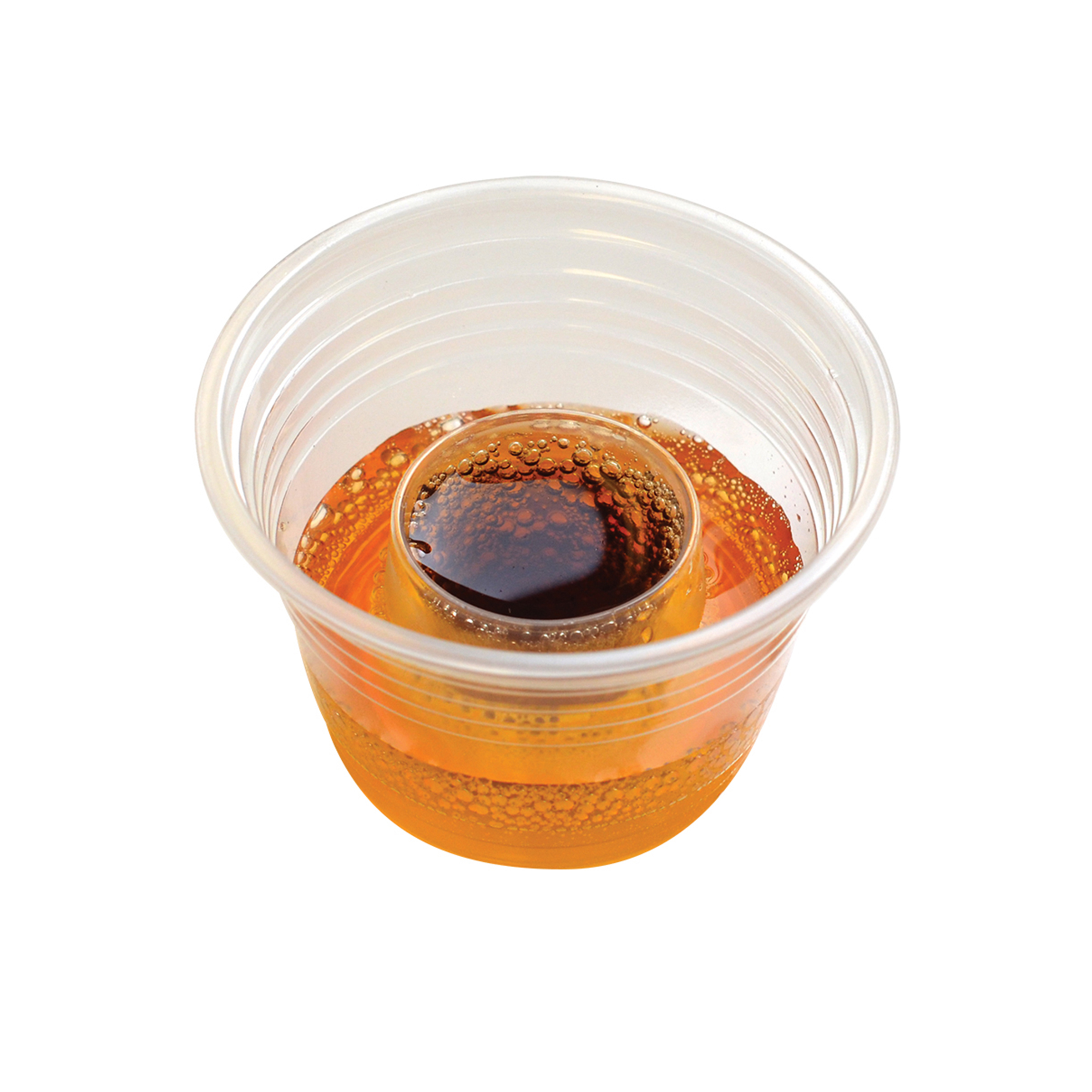 1 oz Inner/2.75 oz Outer Polypropylene Party Clear Bombers Clear Shot Cups