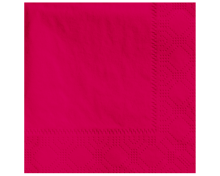 9-1/2" x 9-1/2" Red Beverage 2-Ply Napkins