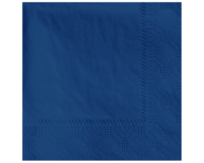 9-1/2" x 9-1/2" Navy 2-Ply Beverage Napkins