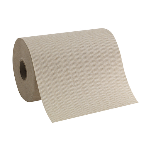 7.88" x 350' Pacific Blue Basic™ Roll Recycled Paper Towel - Brown
