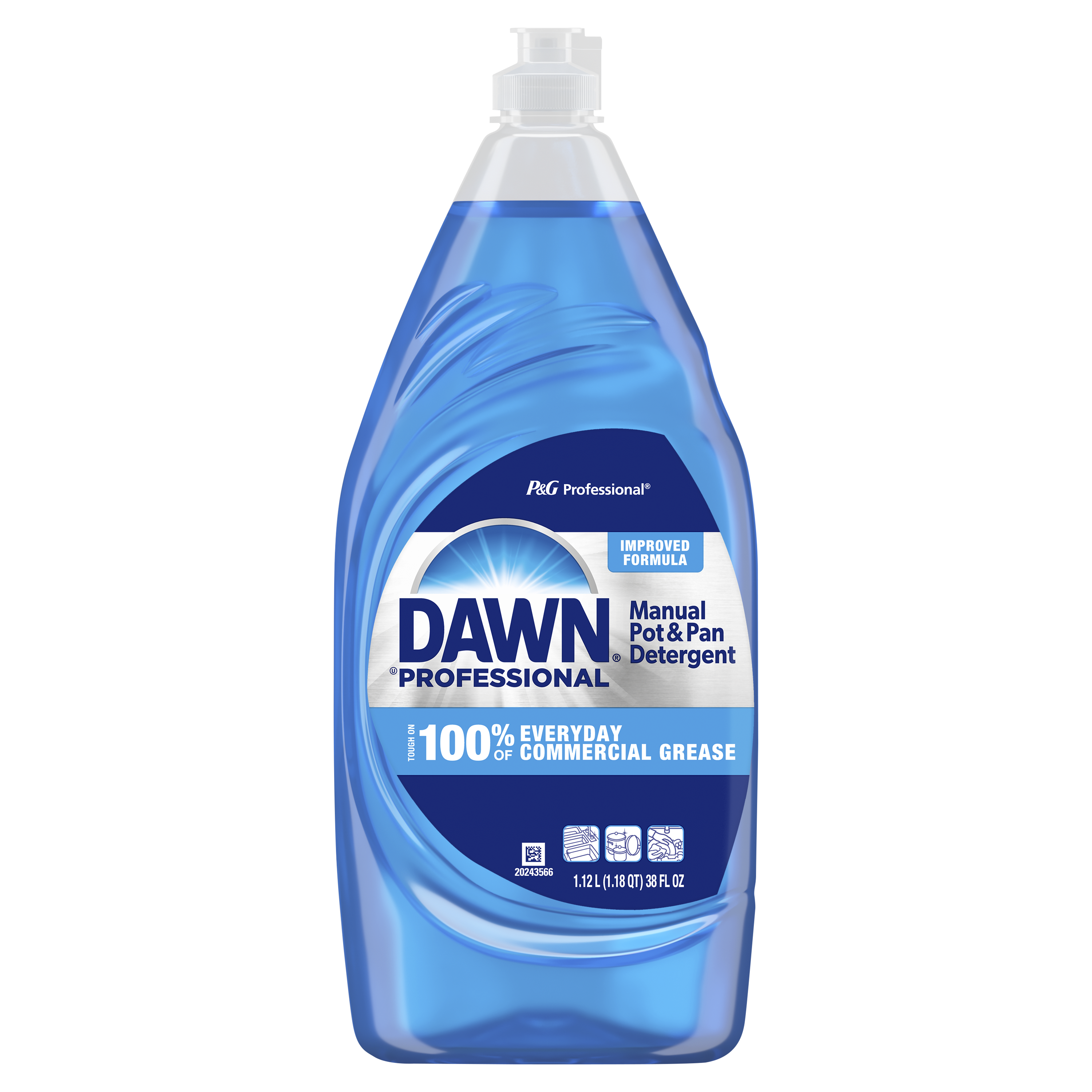 Dawn Manual Pot & Pan Detergent Regular Scent Concentrate-8/38oz