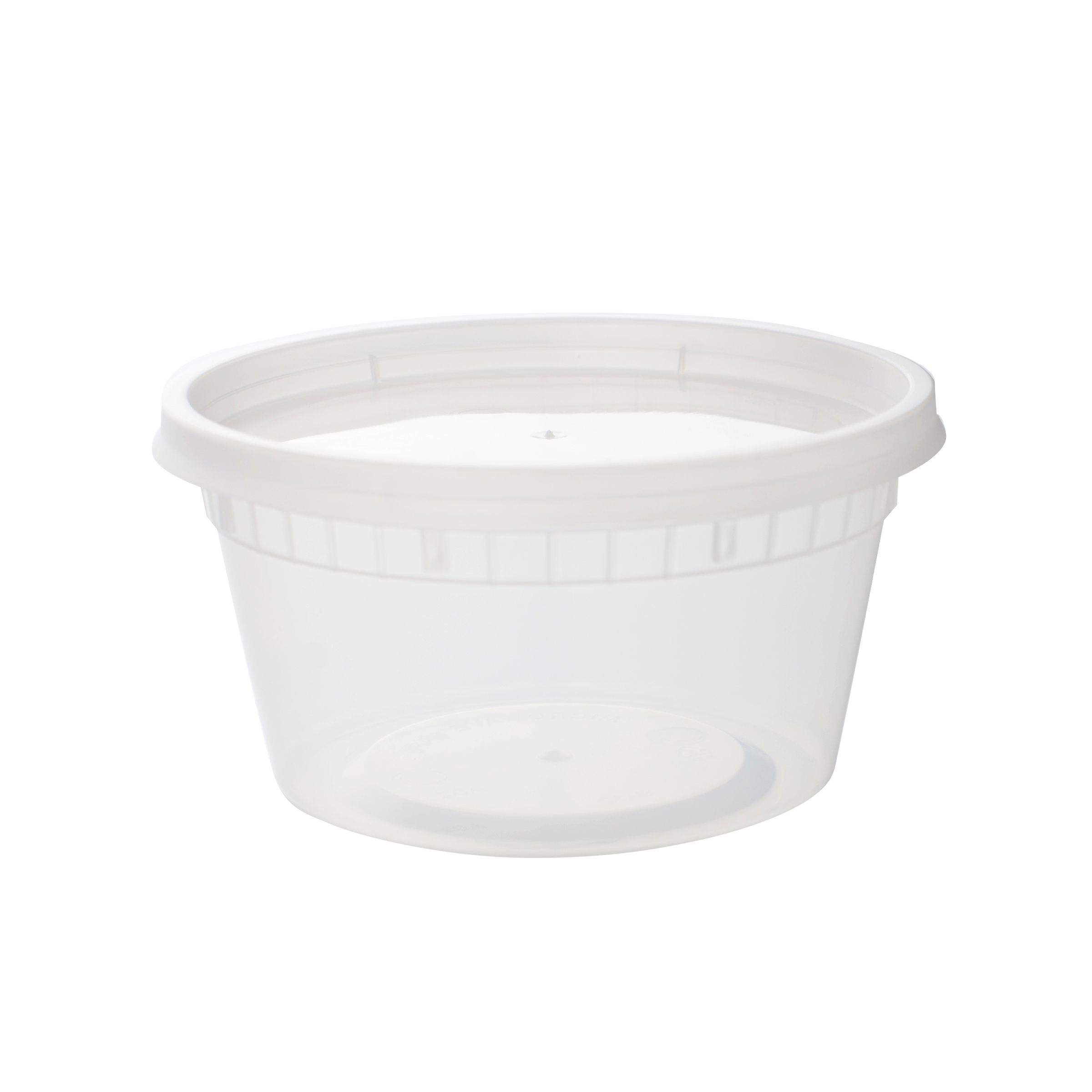 12oz Round Deli Container with Lid Combo