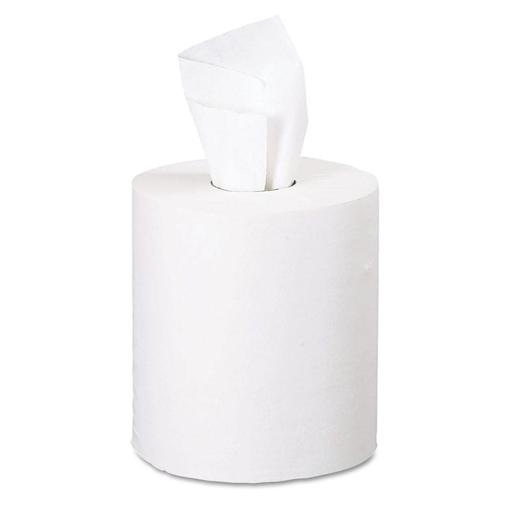 7.75"x10" Royalty 2-Ply Recycled Center Pull Towel-White