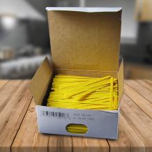 5/32" x 4" Yellow Paper Twist Ties