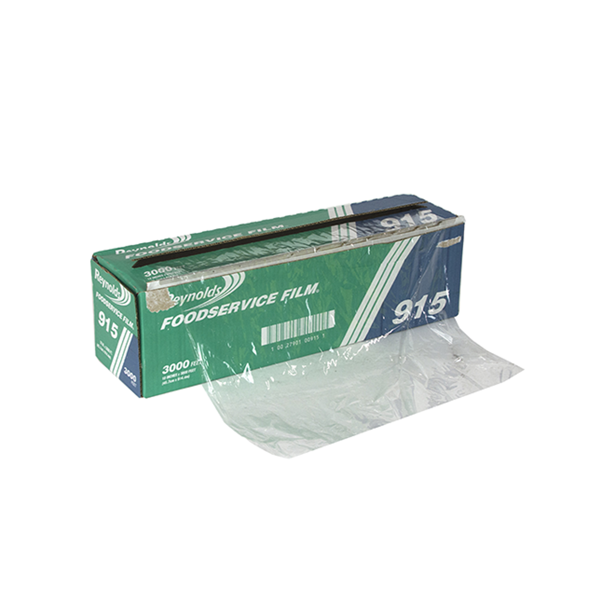 Reynolds® 915 Foodservice PVC Film Roll with Cutter Box - 18" x 3000'