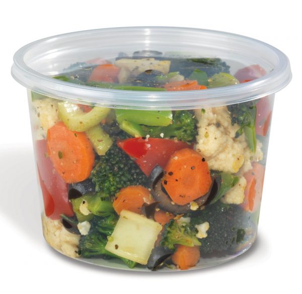 HomeFresh 16 oz Clear Deli Base