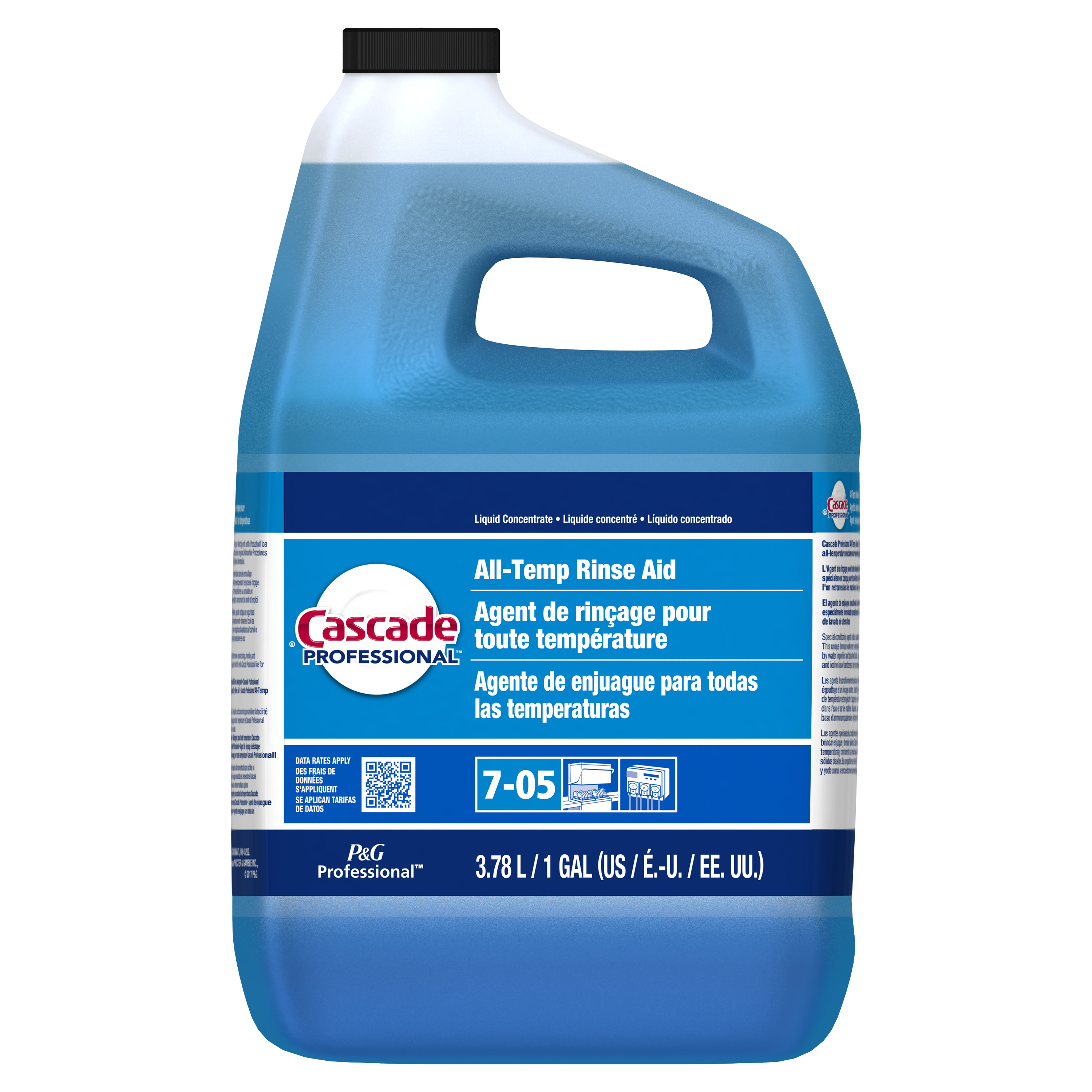 Cascade Professional™ All Temp Rinse Aid-2/1Gal