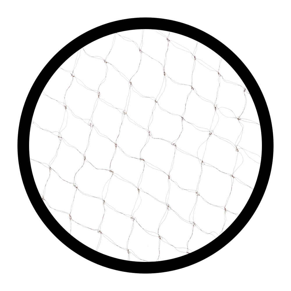 24" Latex Free Light Weight Hairnet-Dark Brown