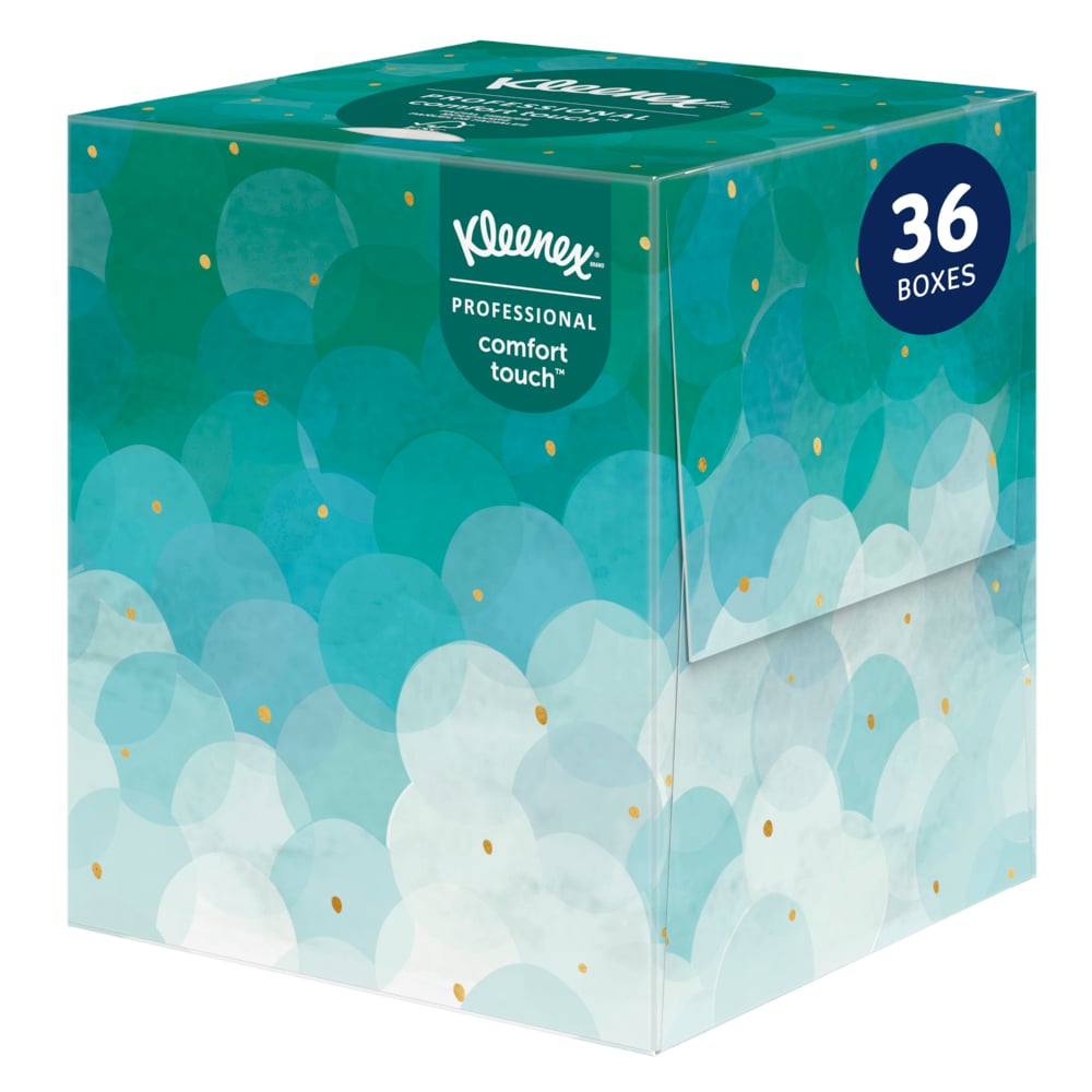 8-2/5" x 8" Sheets Kleenex® 2-Ply Boutique Facial Tissue