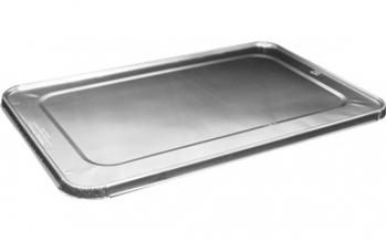 20-13/16" x 12-7/8" x 5/8" Foil Lids for Handi-Foil Full Size Aluminum Steam Table Pans
