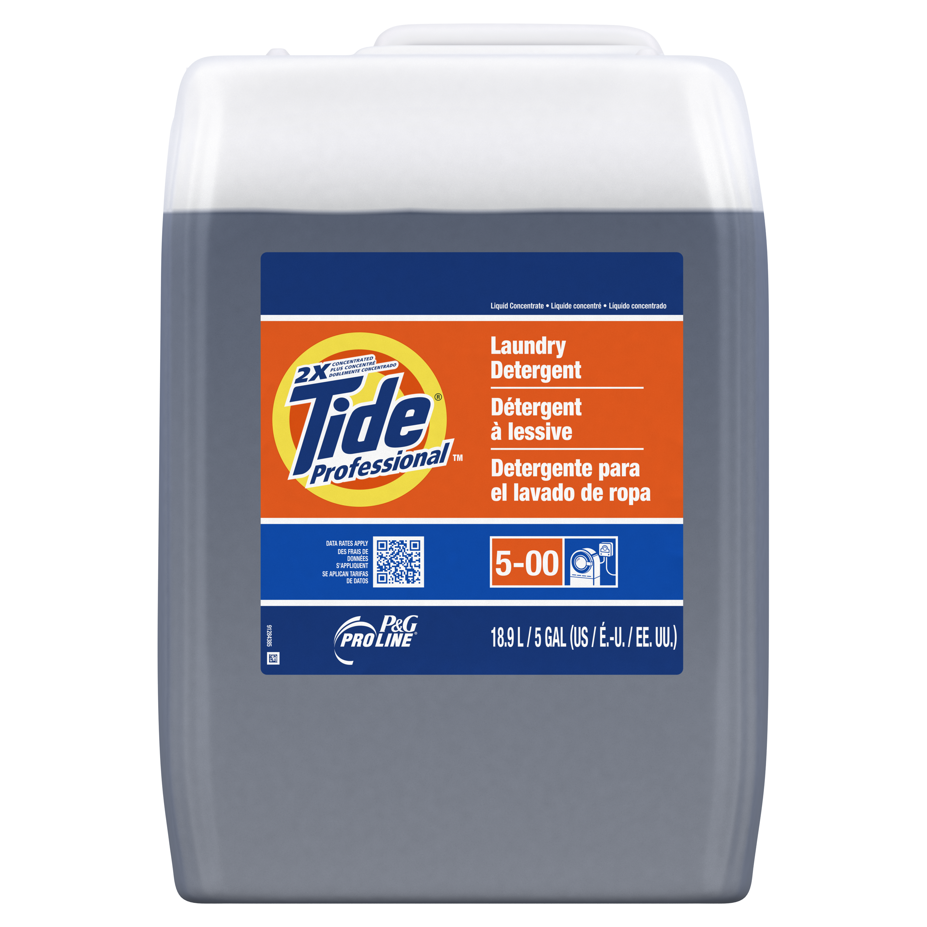P&G Pro Line® Tide® Professional 2X Laundry Detergent-5Gal