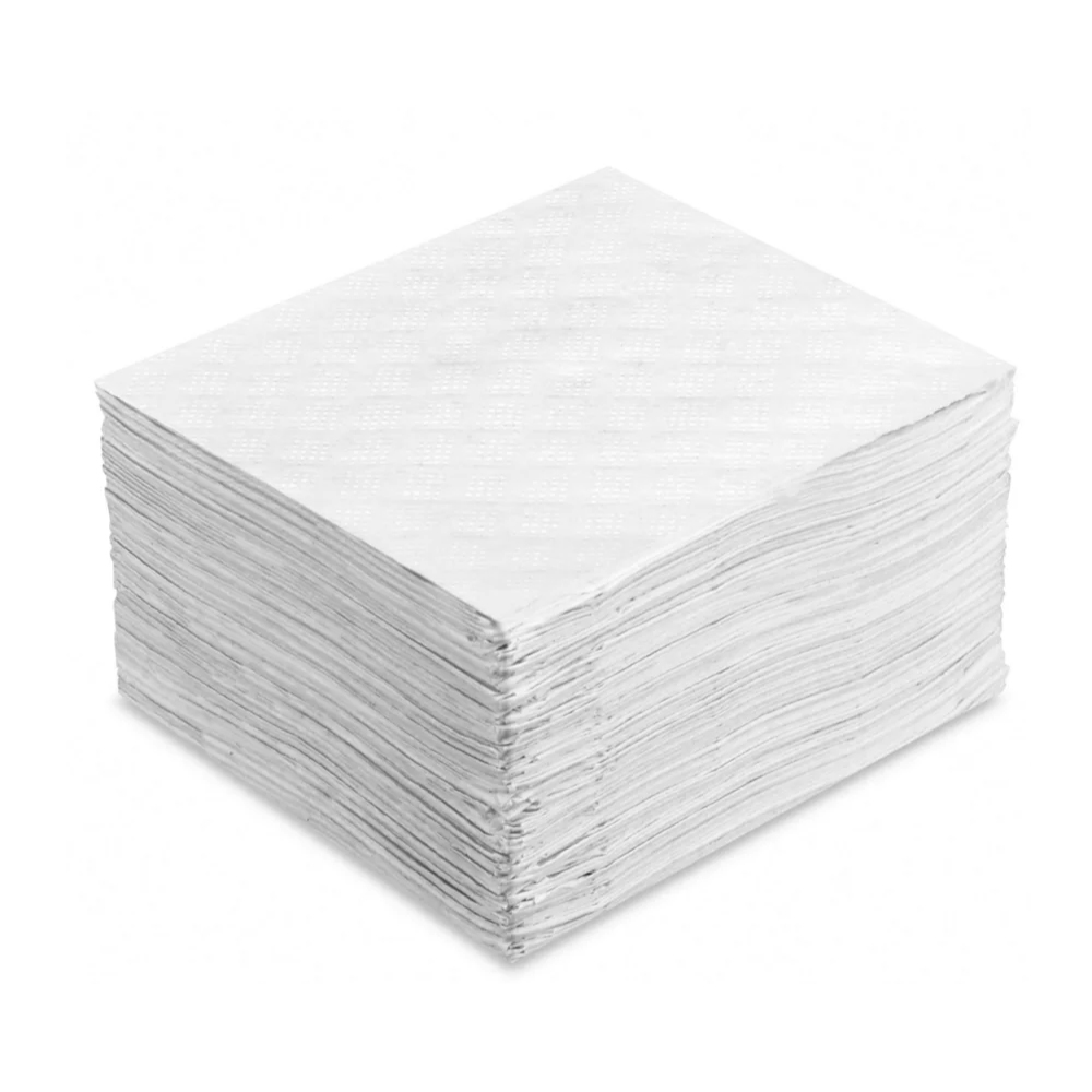 9"x9" 1-Ply Beverage Napkins-White
