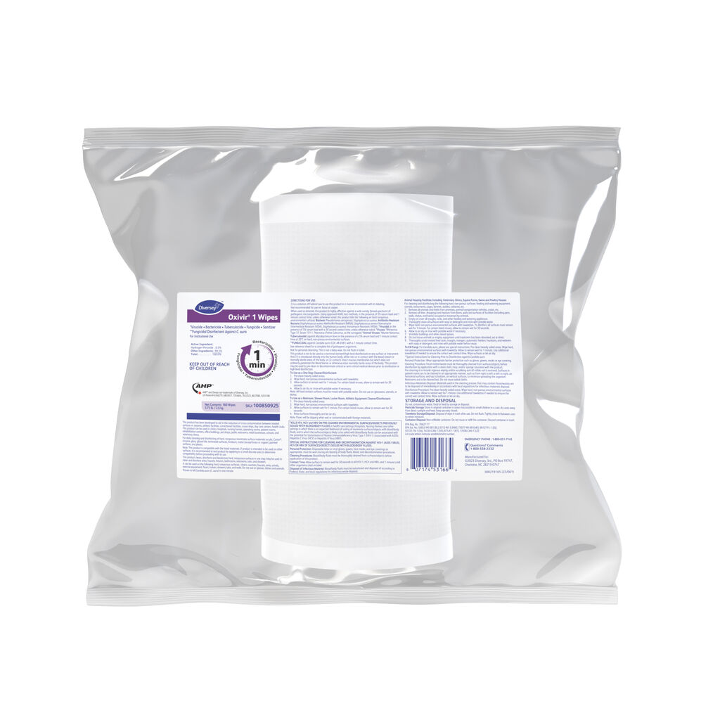 Oxivir 11"x12" Wipe Refills