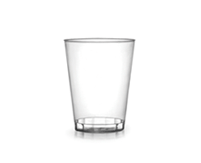 8oz Savvi Serve Clear Plastic Polystyrene Tumblers