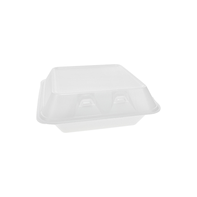8"x8.5"x3" SmartLock® Foam 3-Compartment Hinged Lid Container