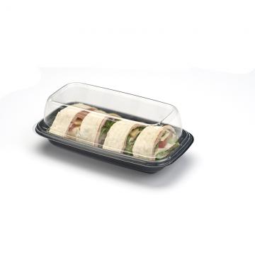 Clear Lid for Clear and Black Small Sub Containers