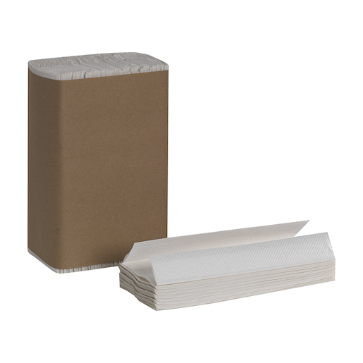 10.1" x 12.7" Pacific Blue Basic™ White C-Fold Paper Towels