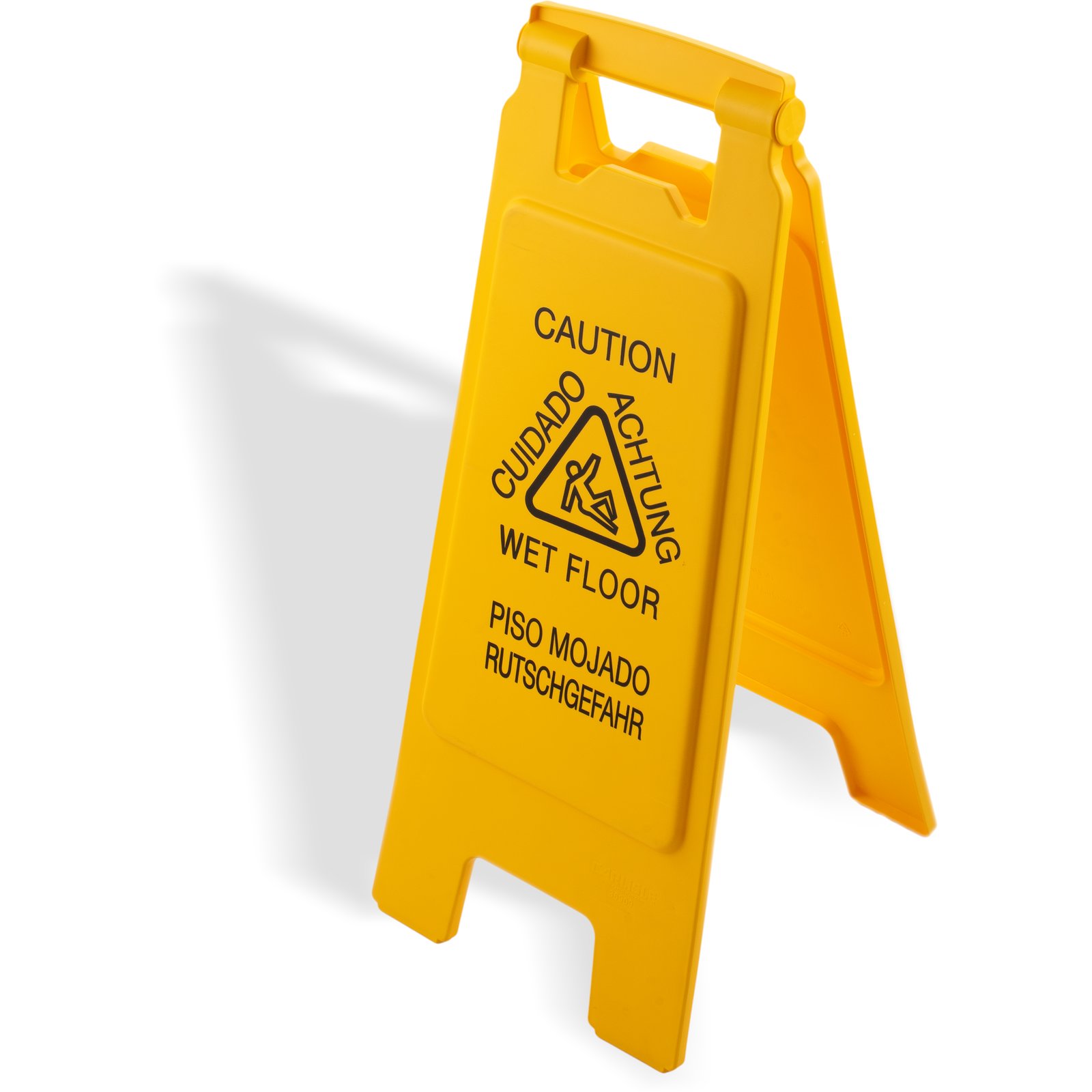 11"W x 25"H Flo-Pac® Caution Wet Floor Sign