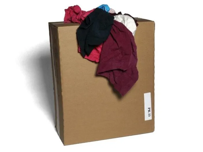 25 lb. Pastel Knit Wiper Rags