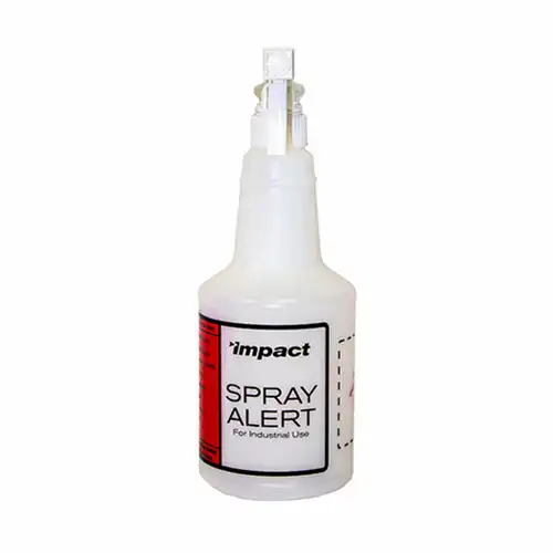 Polyethylene 24 Ounce Spray Alert™ Bottle & Sprayhead Combo System- Natural-Red