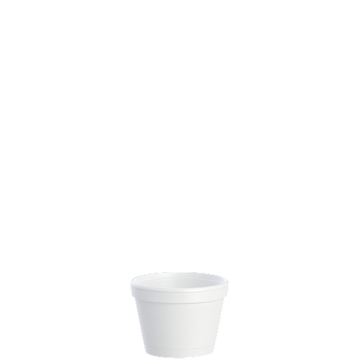 4 oz White Foam Food Containers