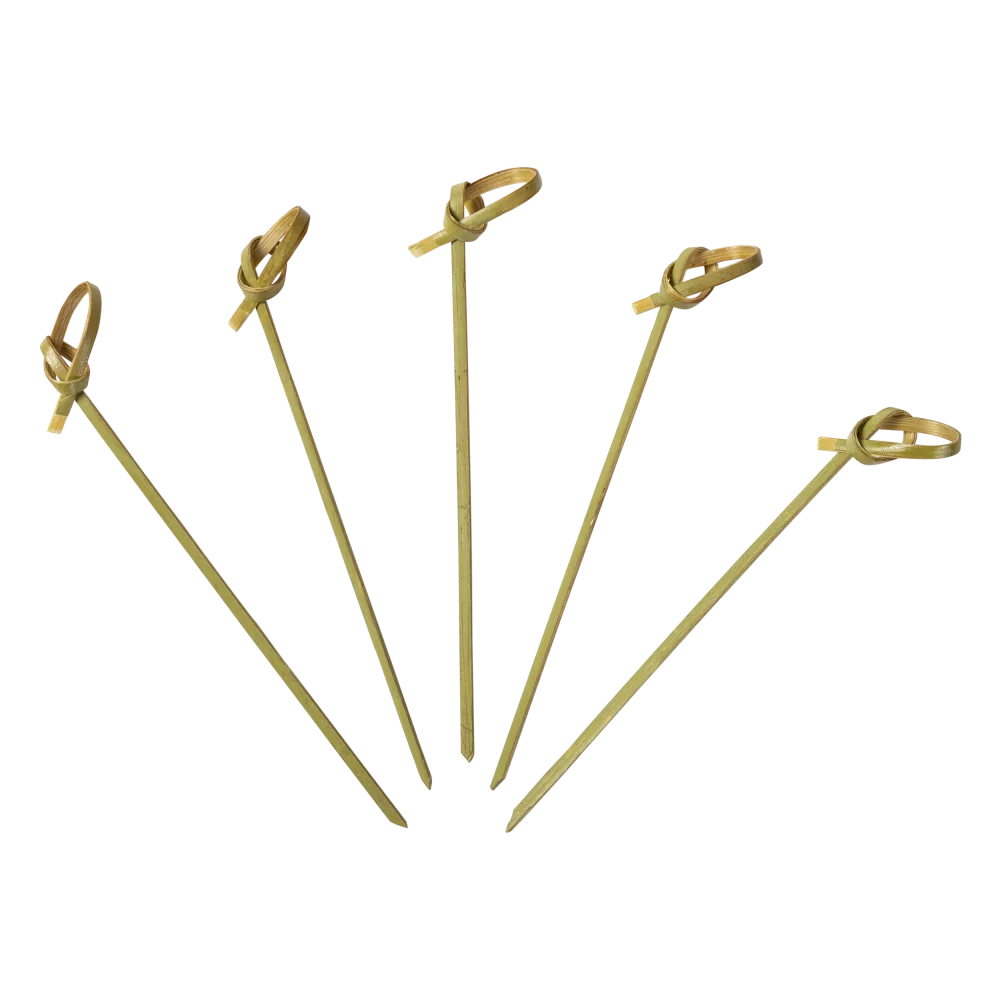 4" Bamboo Knot Picks - 10/100s
