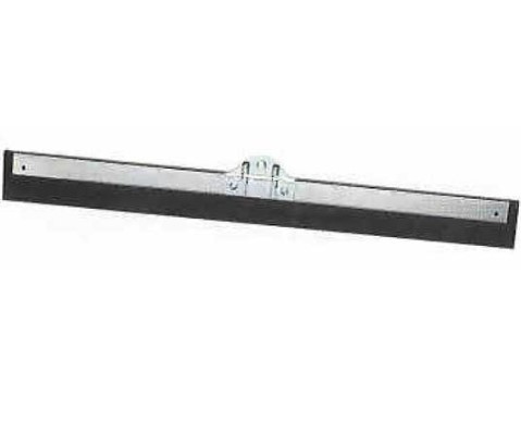 24" Heavy Socket Moss Rubber Squeegee Blade in Steel Housing