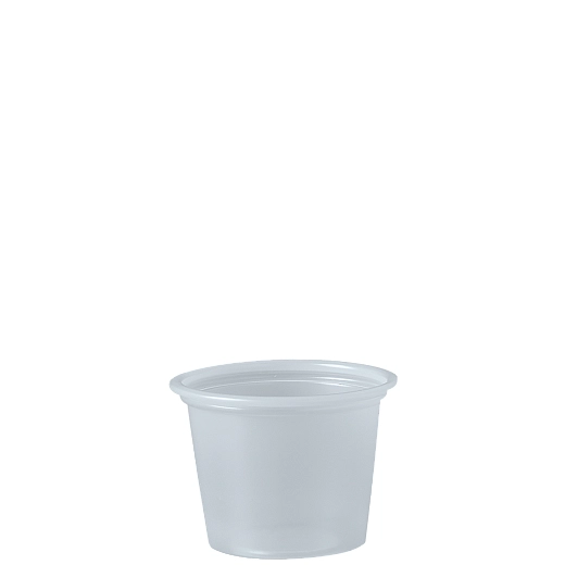 1 oz Solo® Soufflés Plastic Portion Containers