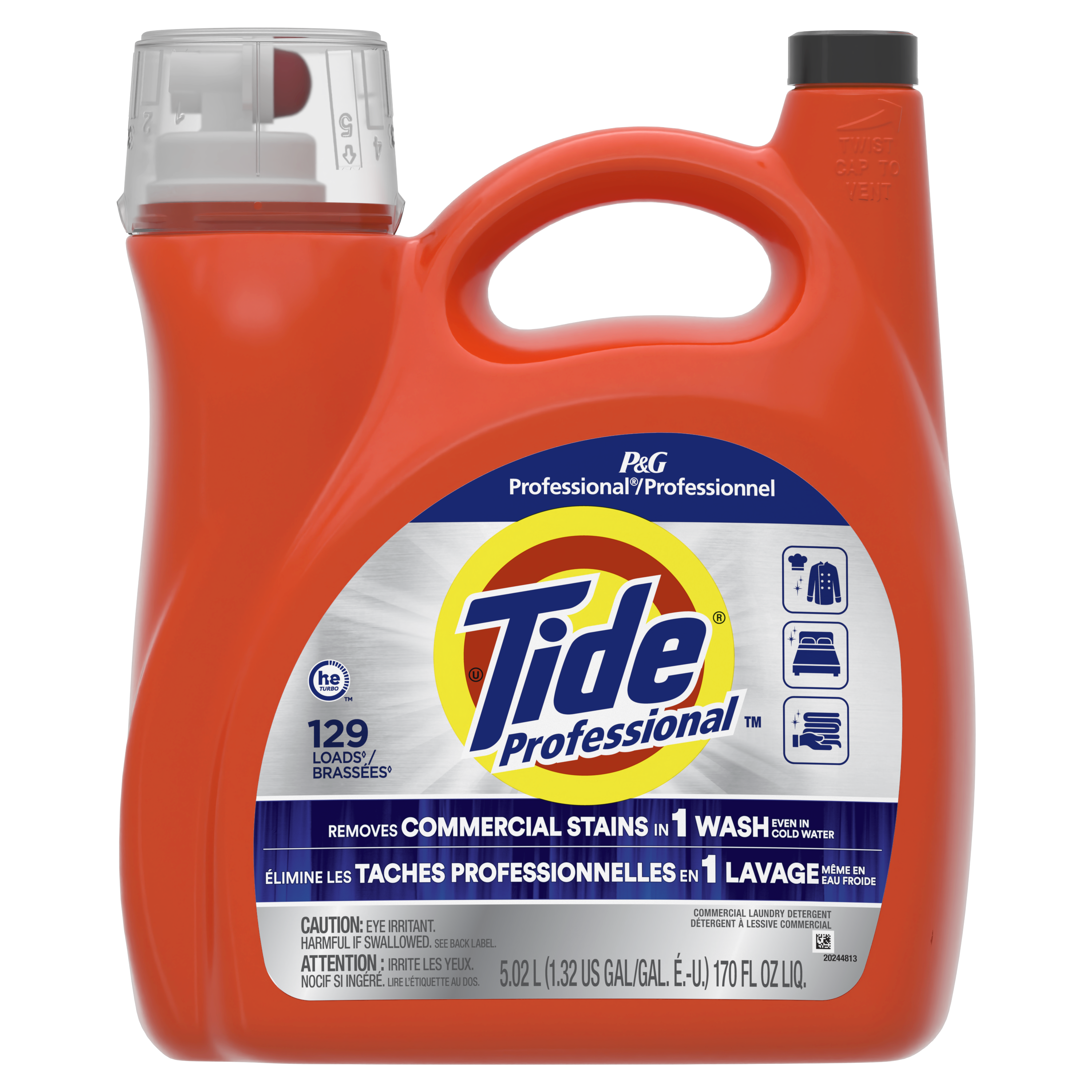 Tide® Professional Liquid Laundry Detergent-4/170oz