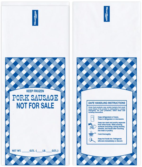 1 lb Pork Meat Bags With Not For Sale Print