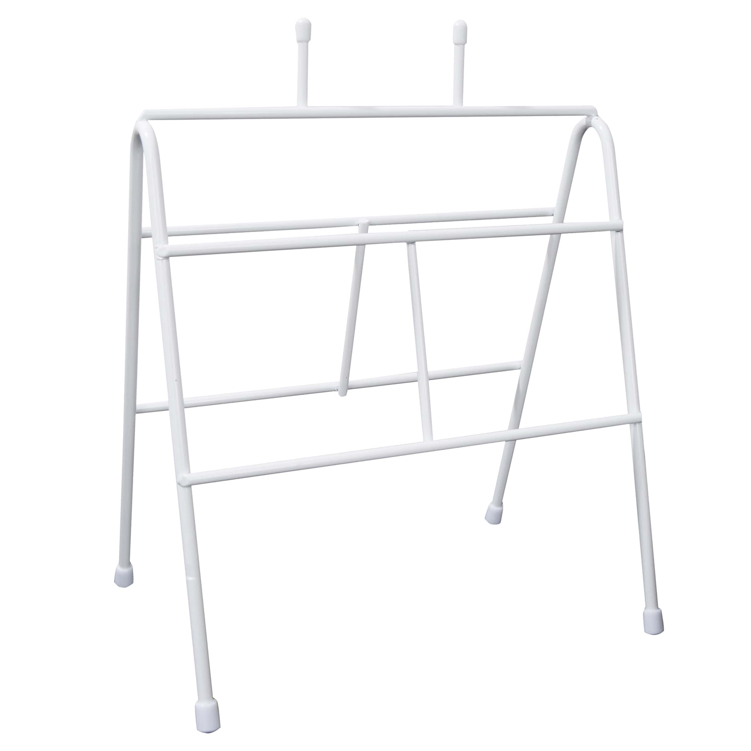 11.7"x6" Wire Saddle Bag Frame-White
